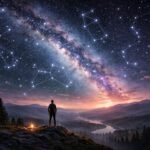 Estei égbolt, csillagok halmaza, navigáció és évszakok kapcsolata. Az égbolt történeti útmutatást ad az időhöz.