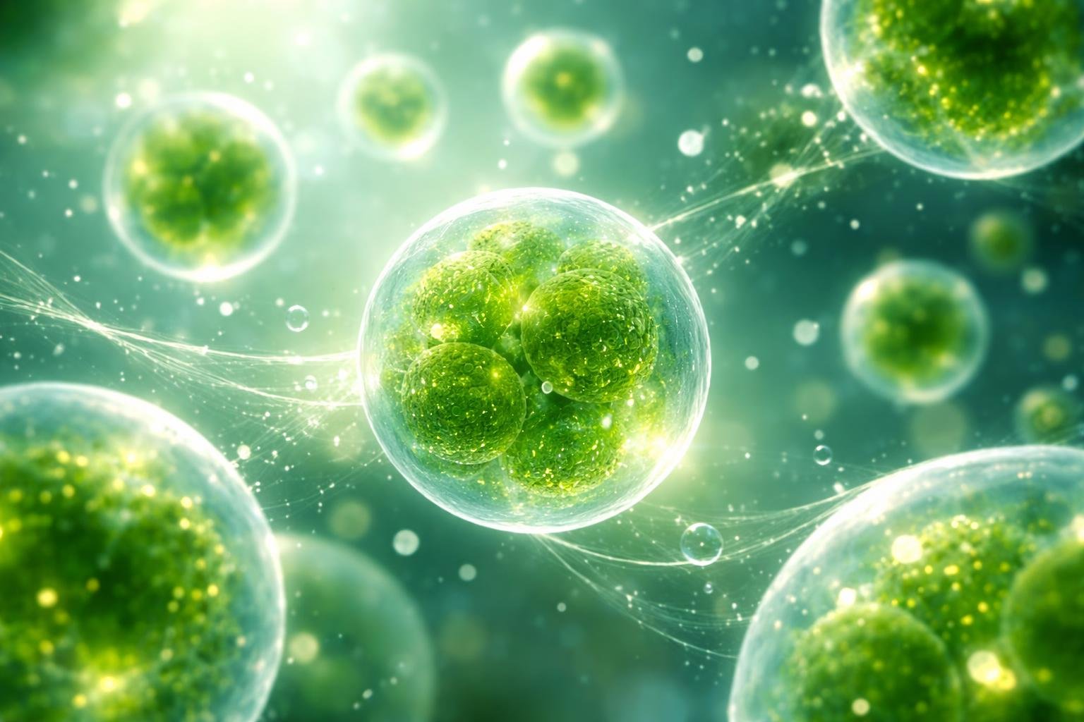 Zöld alga sejtszinten támogatja a méregtelenítést és az immunrendszert bioaktív összetevőkkel